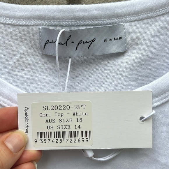Petal and Pup Omri Top - White Size 14 - Picture 3 of 10